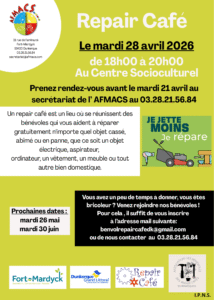 Repair Café de AVRIL 2026